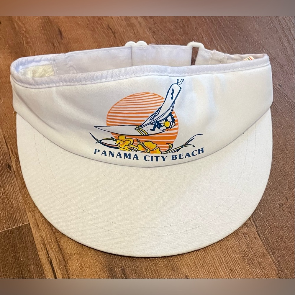 Panama City Beach PCB vintage GTH golf tennis headwear beach sun visor